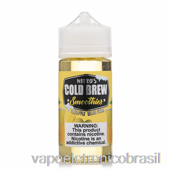 Vape Eletrônico Abacaxi Melão - Nitros Cold Brew - 100ml 0mg